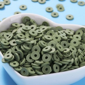 2021 wholesale soft clay beaded accessories 4mm 6mm 8mm polymer clay round beads jewelry making