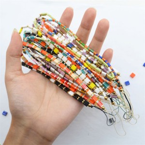 Non-slip short key chain,bohemia women wristband phone lanyard 2021most trendy